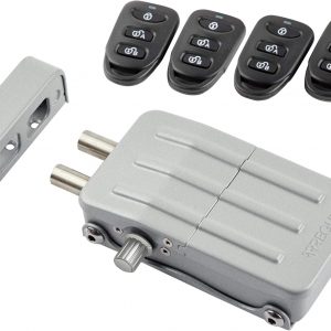 Cerraduras Inteligentes WiFi 2 ARREGUI CI10P Cerradura de Seguridad Invisible para Puerta con 4 mandos a distancia | Antirrobo | Anti Okupas |