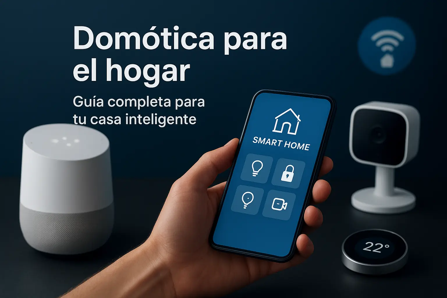 Sistema de domótica para el hogar con dispositivos inteligentes WiFi